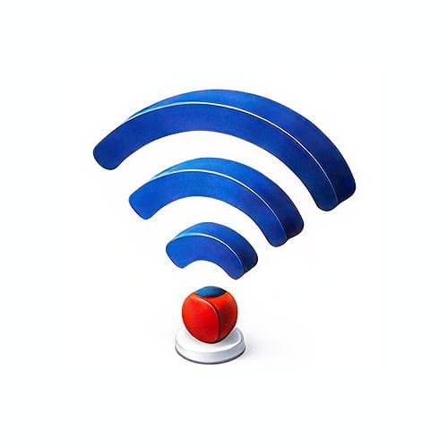 Illustration of a Wi-Fi signal