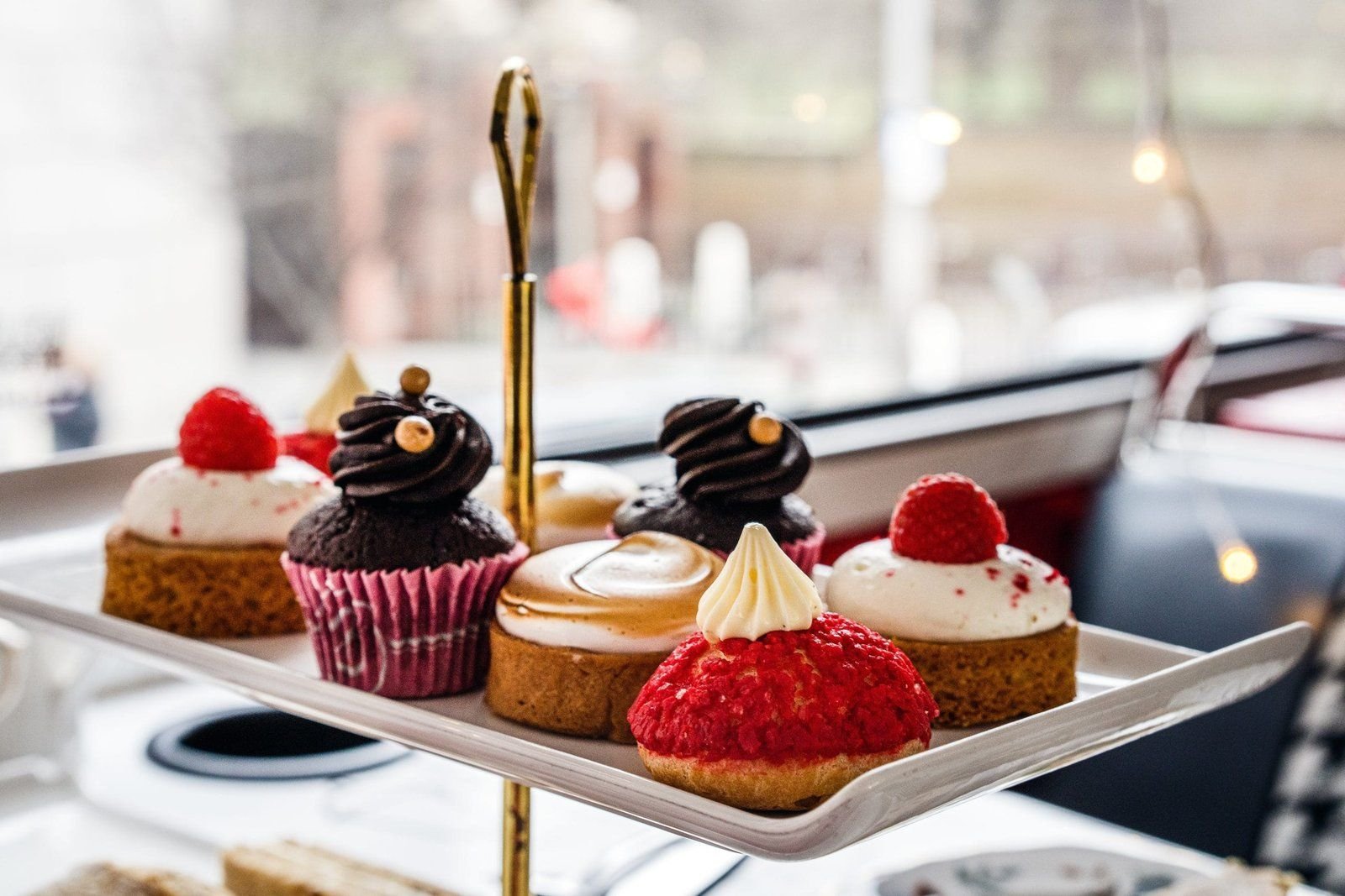 Afternoon Tea with Tea and Cakes
