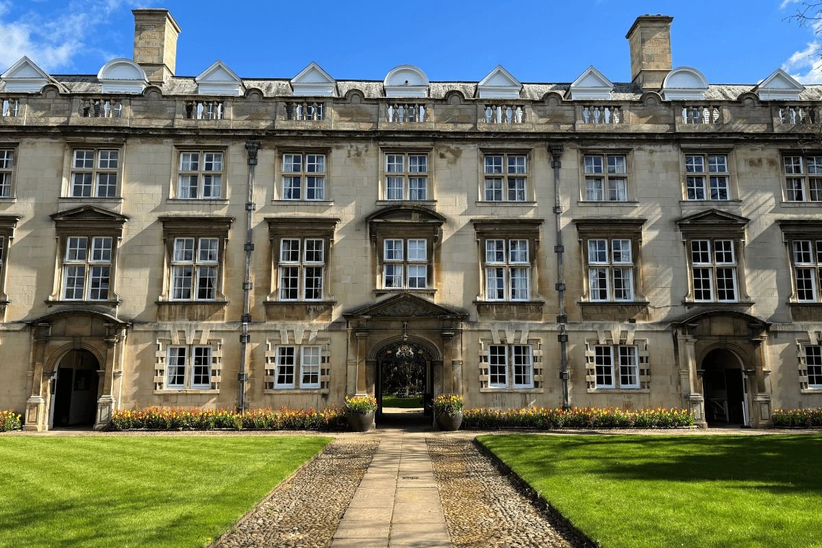 Christ's College Second Court a beautiful space for reflection and creative thinking.