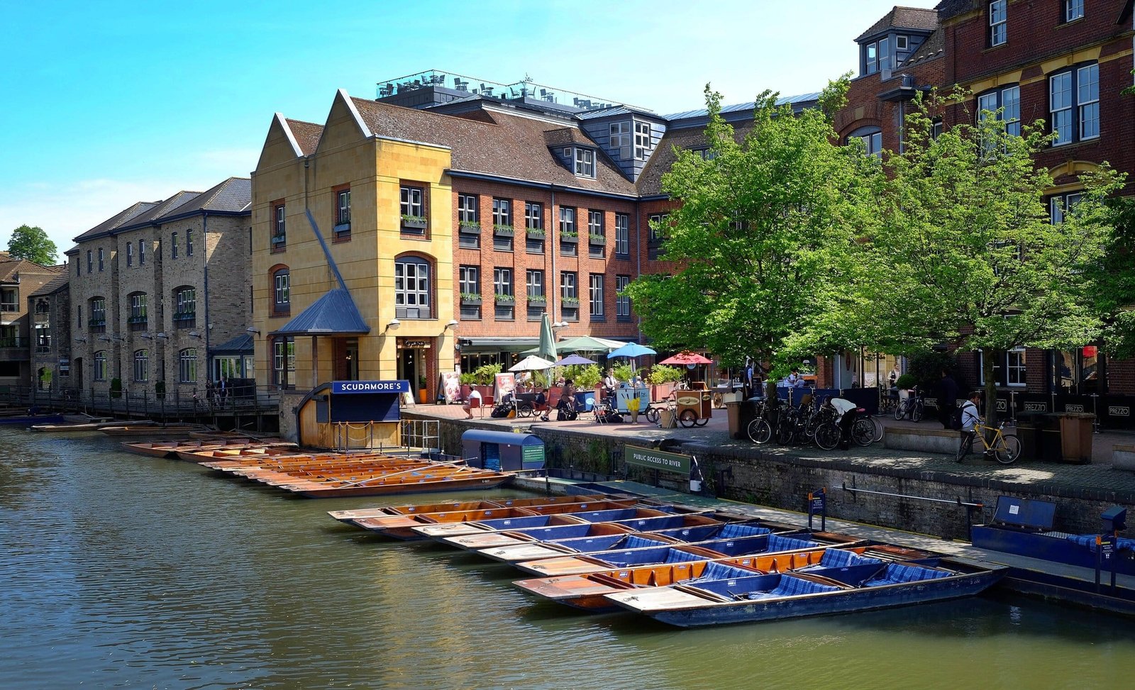 Eating places in Cambridge, Quayside Cambridge